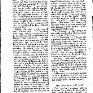 Recce Journal April - June 1945 page 2