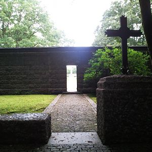 looking through gate