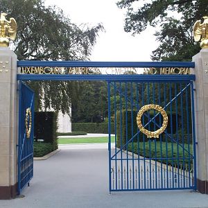 Luxembourg American Cemetery And Memorial gates