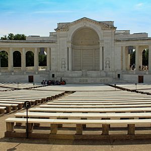The Memorial Amphitheater.