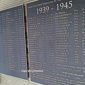 memorial plaque At Neilston, Renfrewshire, Scotland with Duncan Mafadyen's name.