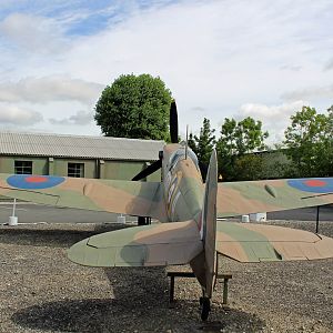 North Yorkshire Air Museum - Spitfire Rear Elevation