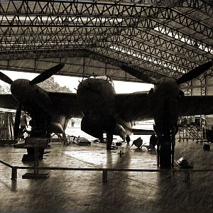 North Yorkshire Air Museum - Dark & Ominous Mosquito