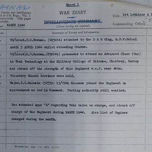 019 Mar 44 Regt WD Sheet 3