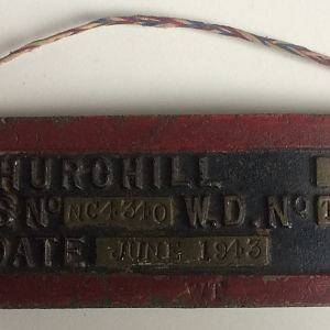 Churchill Mark IV Tank Plate