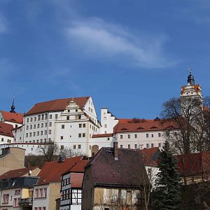 Colditz Castle from the Town