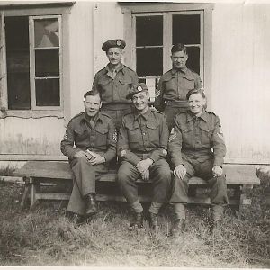 Grandad And Unknown SNCOs 637 Regt RA