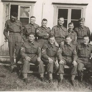 Group Of SNCO's 637 Regt (Northants Regt) TA