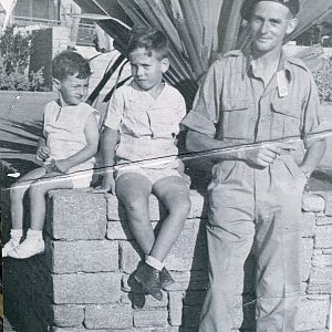 My great grandad out In Palestine