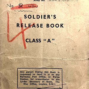 Soldiers Release Book - Class A