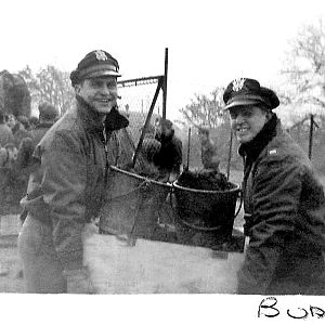 Mert Larson, Buddy Musall - 1944 Folkingham