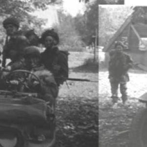 19440918 Company Men Wait In Jeeps To Go Into Arnhem IWM (A70 168-1)a
