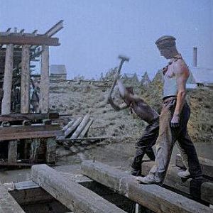 Germans On Bridge Colour Photo