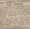 GUNSTON John St. George, IG & 2SAS, Western Daily Press 25 May 1945.png