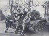 Rex Whistler centre Cromwell tank 1944.jpg