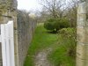 Alleway leading to garden at La Pavillon farm Crepon.JPG