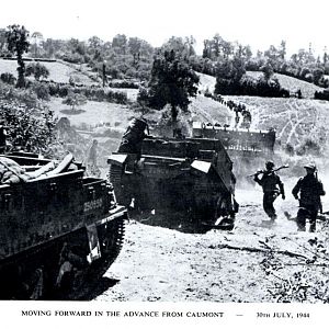 10th HLI    Advance from Caumont   July 1944