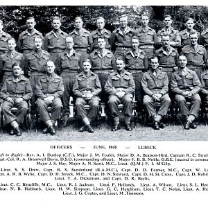 10th HLI   Officers   June 1945   Lubeck