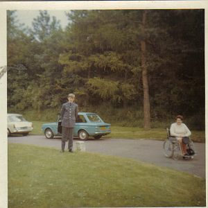 Pass Out.Me.Mum.RAF Halton. June 1971.