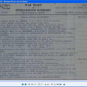 30th Royal Berkshire Reg 1 To 11 May 1943