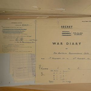 56th Recce War Diary December 1941