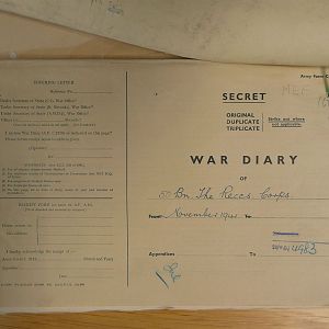 50 Recce War Diary November 1941