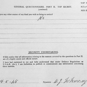 McMURRAY, William, 2719321, Guardsman, 2nd Battalion IRISH GUARDS, Captured France, 25 May 1940 - WO 344-205-2