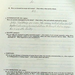 McNICHOLAS, Patrick, 2720981, Guardsman, 1st Battalion IRISH GUARDS, Captured Italy, 26 Jan 1944 - WO 344-205-2