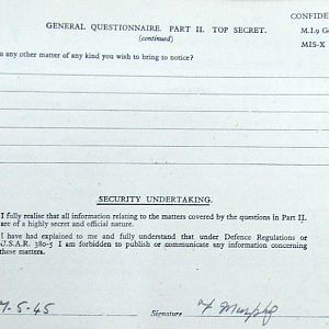 MURPHY, Frank, 2718999, Guardsman, 2nd Battalion IRISH GUARDS, Captured France, May 1940 - WO 344-229-2