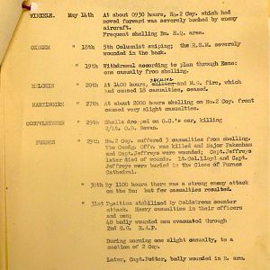 Grenadier Guards Missing Personnel, BEF