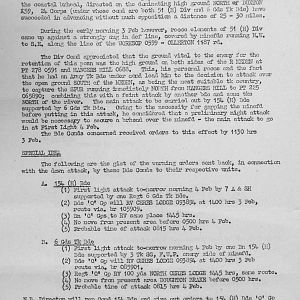 February Appendices, 3 Tank Battalion Scots Guards 1944