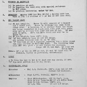 July Appendices, 3 Tank Battalion Scots Guards 1944