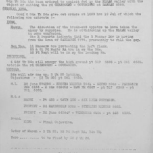 July Appendices, 3 Tank Battalion Scots Guards 1944