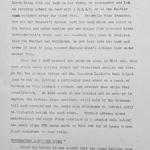 August Appendices, 3 Tank Battalion Scots Guards 1944