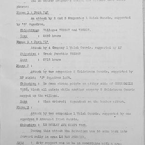 August Appendices, 3 Tank Battalion Scots Guards 1944