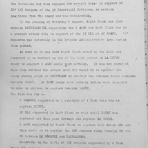 August Appendices, 3 Tank Battalion Scots Guards 1944