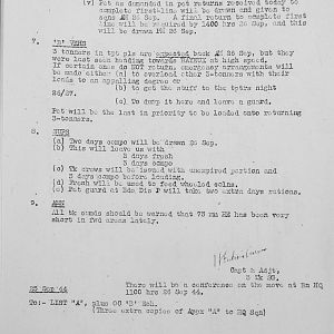 September Appendices, 3 Tank Battalion Scots Guards 1944