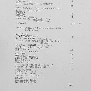 September Appendices, 3 Tank Battalion Scots Guards 1944