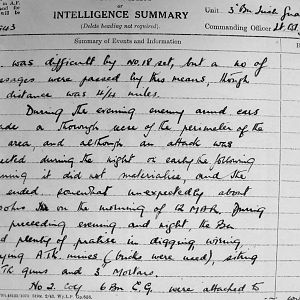 March War Diary, 3rd Battalion Irish Guards, 1943