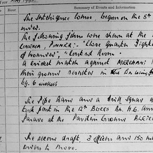 May War Diary, 3rd Battalion Irish Guards, 1943