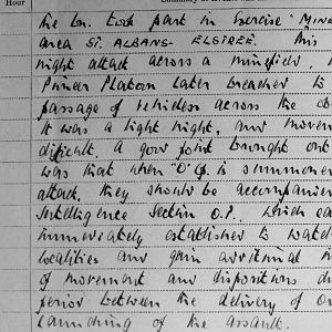 August War Diary, 3rd Battalion Irish Guards, 1943