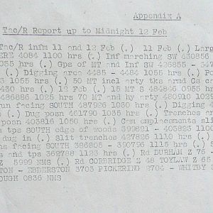 January War Diary, G Branch Guards Armoured Division, 1944