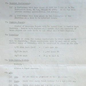 January War Diary, G Branch Guards Armoured Division, 1944