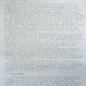 February War Diary, G Branch Guards Armoured Division, 1944