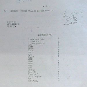 May War Diary, G Branch Guards Armoured Division, 1944