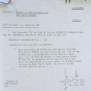 May War Diary, G Branch Guards Armoured Division, 1944