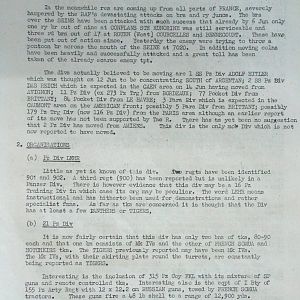 June War Diary, G Branch Guards Armoured Division, 1944