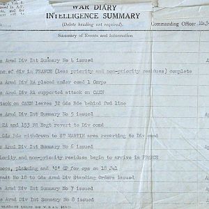 July War Diary, G Branch Guards Armoured Division, 1944