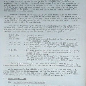July War Diary, G Branch Guards Armoured Division, 1944