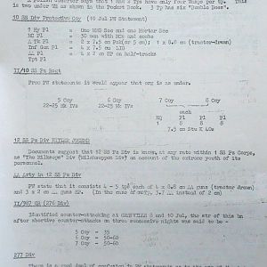 July War Diary, G Branch Guards Armoured Division, 1944